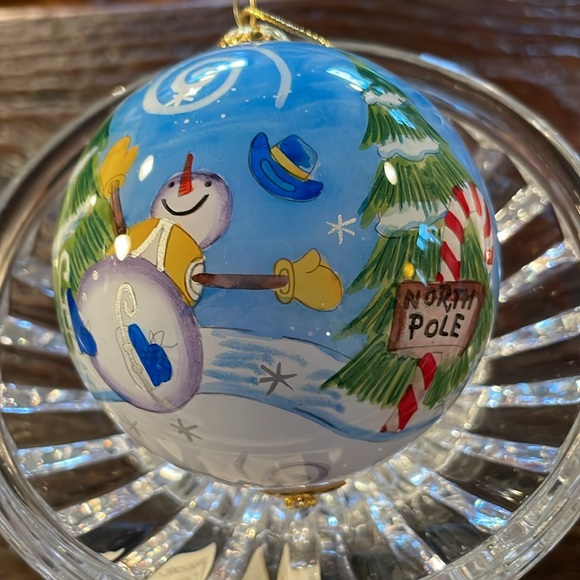 Pier 1 Li Bien Hand-Painted Glass Ornament 2005 - Picture 4 of 11